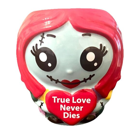Sally Valentine Mug “True Love Never Dies” The Nightmare Before Christmas Gift - Picture 1 of 6